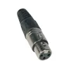 XLR HEMBRA AEREO 3 PIN SET  JB SYSTEMS PAREJA