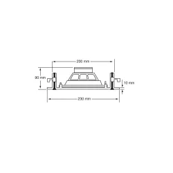 CHP-610 ALTAVOZ 6\" EMPOTRAR 2 VIAS AUDIOPHONY