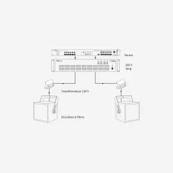 TRANSFOR. LINEA 100v 2,5/5/10/20W TFS20 AUDIOPHONY
