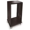 FRL-18U RACK METALICO 18U NEGRO+RUEDAS