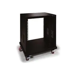 FRL-12U RACK METALICO 12U NEGRO+RUEDAS