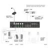 MESA MEZCLADORA 8 C + AMPLIFICADOR 4 ZONAS 4x120W AUDIOPHONY