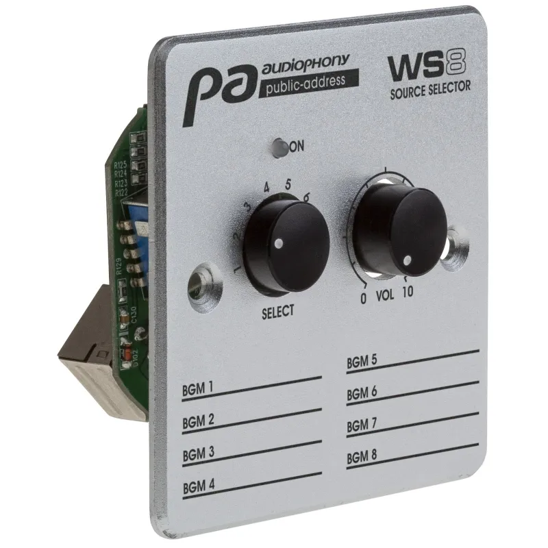 WS-8 CONTROL SELECTOR PARA MATRIX , AUDIOPHONY