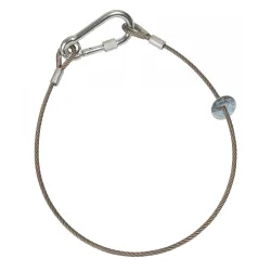 CABLE ACERO SEGURIDAD D4-60cm BRITEQ