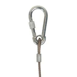 CABLE ACERO SEGURIDAD D4-60cm BRITEQ
