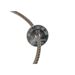 CABLE ACERO SEGURIDAD D4-60cm BRITEQ