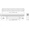 BARRA COLOR LED 24x4w RGBW IP-65 LDP-COLORBAR 24FC BRITEQ