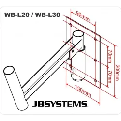 WB-L30 SOPORTE PARED UNIVERSAL 40KG