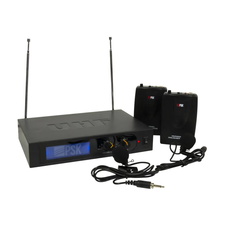 DOBLE MICROFONO PETACA INAL.VHF  2 CANALES  PSK-AUDIO