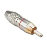 CONECTOR RCA AEREO MACHO ROJO (PRECIO UNIDAD)