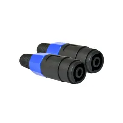 PROLOCK (SPEAKON) HEMBRA 4 PIN SET 2 u QP-AUDIO