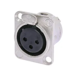 JB-110 NC-3-FD CONECTOR XLR BASE HEMBRA NEUTRIK