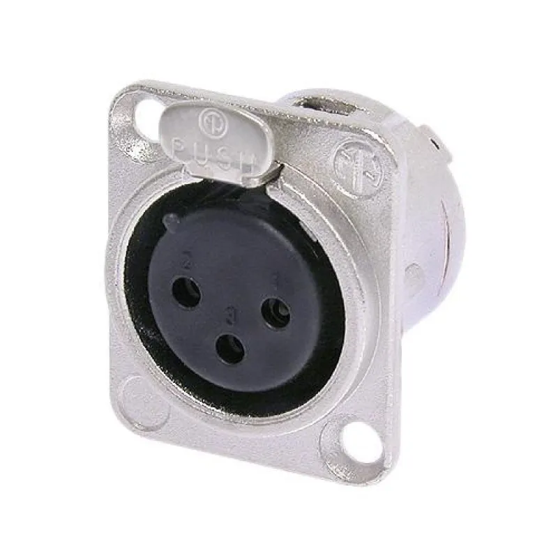 JB-110 NC-3-FD CONECTOR XLR BASE HEMBRA NEUTRIK