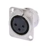 JB-110 NC-3-FD CONECTOR XLR BASE HEMBRA NEUTRIK