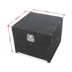 CARPET DJ-CASE RACK TRANSP. 5U MESA-CD-AMP