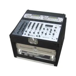 CARPET DJ-CASE RACK TRANSP. 5U MESA-CD-AMP