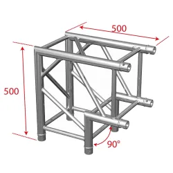 TRUSS AGQUA-02 SERIE QUATRO 2  VIAS CONTESTAGE
