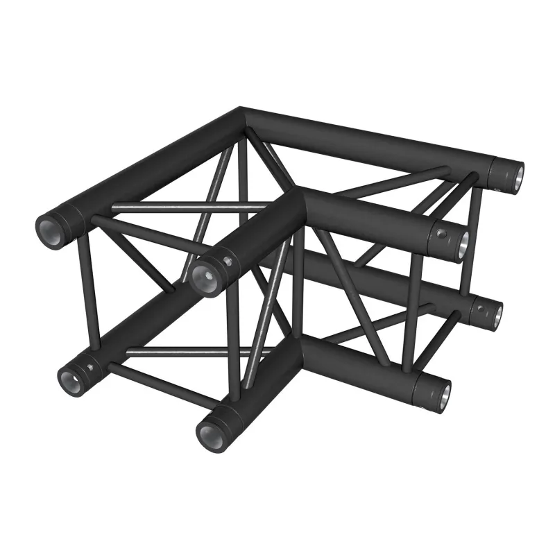 ANGULO QUATRO 2 VIAS 50cm 90º NEGRO CONTESTAGE