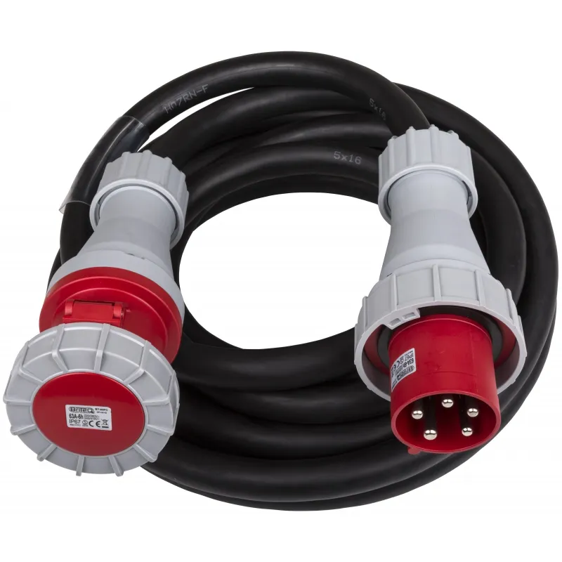CABLE ALIMENTACION 63A CEE 5 POLOS 10M BRITEQ