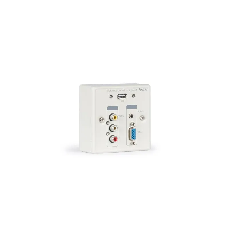 PANEL FONESTAR VGA/3.5/3xRCA/USB CAJA (WPL-400)