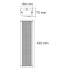 CLS440 COLUMNA 2 VIAS 4x2.5\"-20 /40W 100V IP44