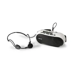 AMPLIFICADOR PORTATIL CON MICROFONO Y