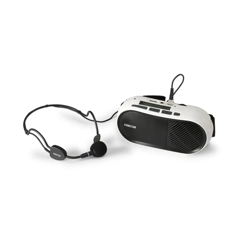 AMPLIFICADOR PORTATIL CON MICROFONO Y