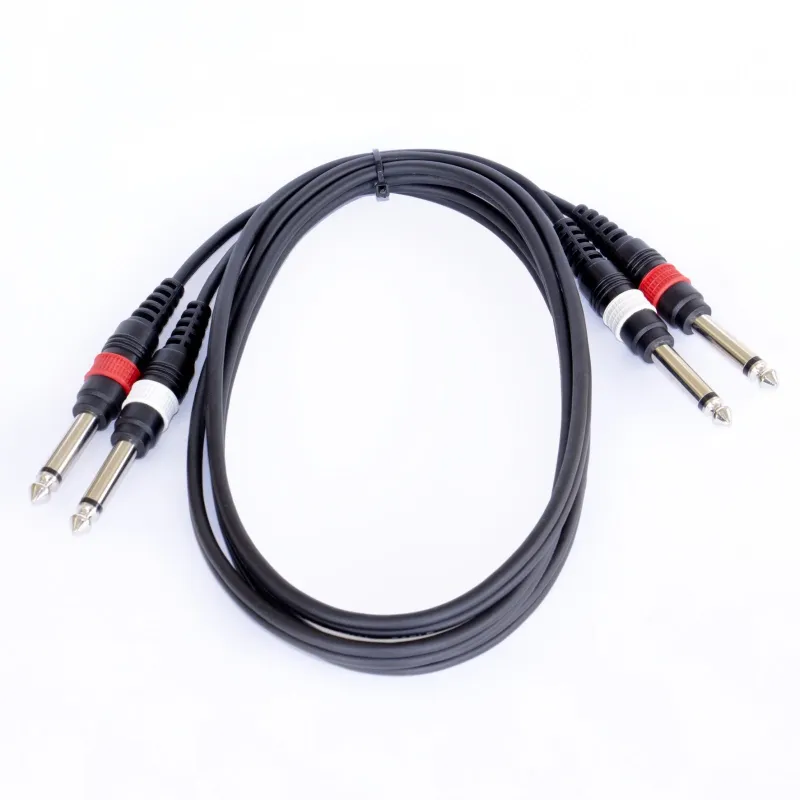 JBSYSTEMS - CABLE 2x JACK 6.3mm MACHO MONO - 2x JACK 6.3mm MACHO MONO 1.5m JBSYSTEMS