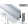 PERFIL ALUMINIO EMPOTRAR PARED 2m TAPA OPAL