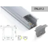 PERFIL ALUMINIO EMPOTRAR TIPO U 15mm 2m TAPA SEMI