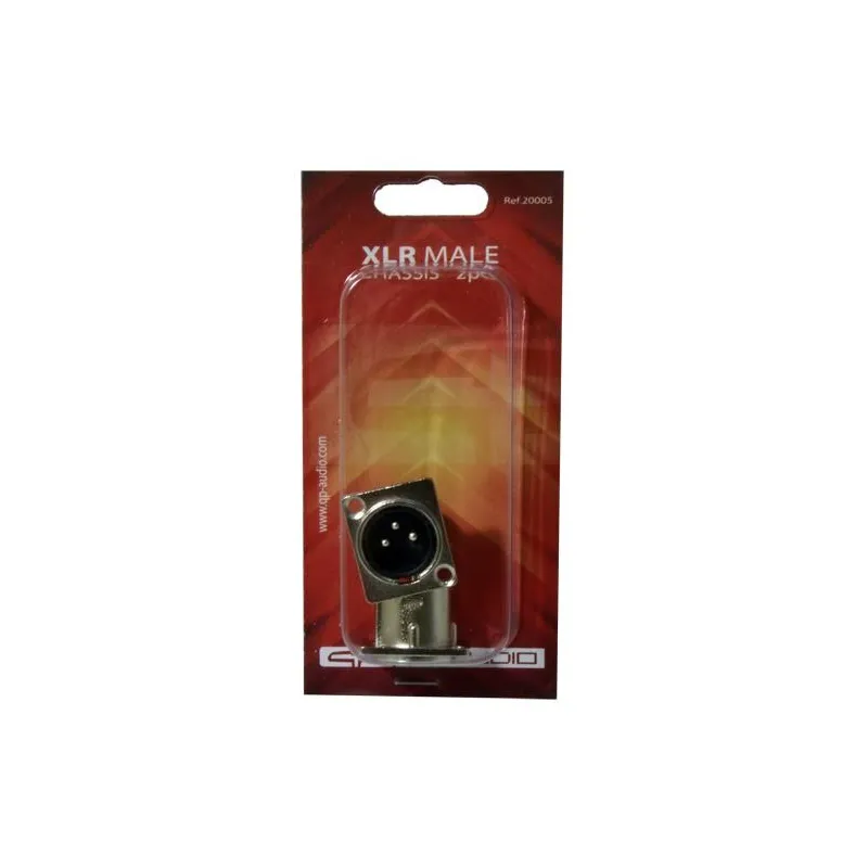 CONECTOR XLR MACHO BASE 3 PIN SET 2 u QP-AUDIO