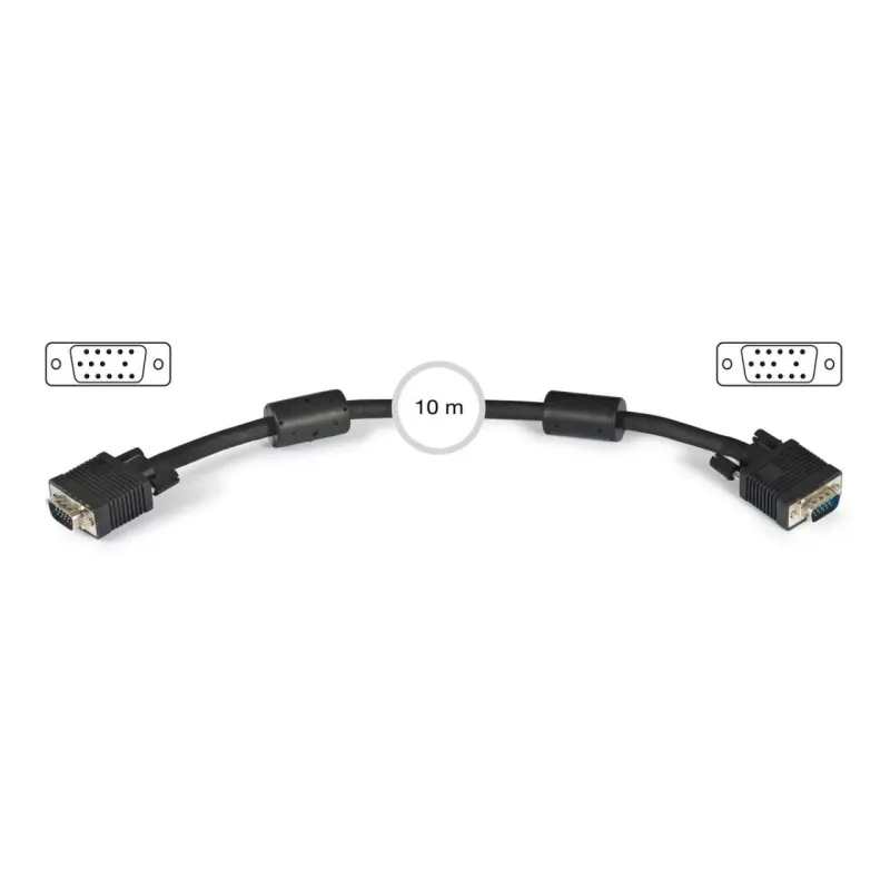 CONEXION SVGA M/M+FERRITA 10M.FONESTAR